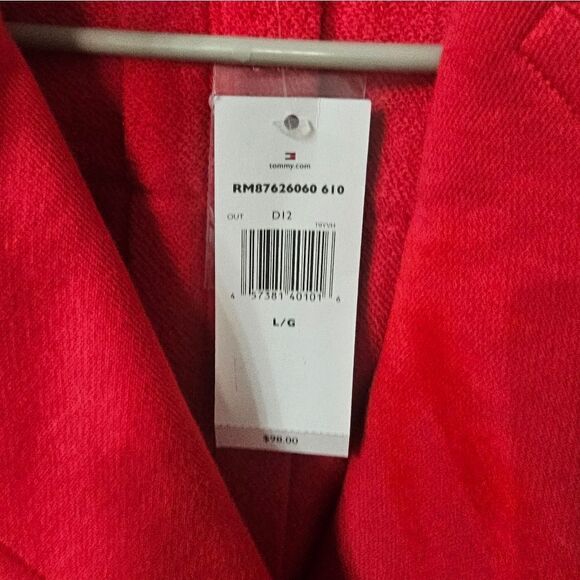 NWT Tommy Hilfiger cotton pea coat sz large - Picture 5 of 8